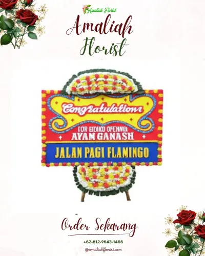 Bunga Papan Congratulation di Batang Ayumi Julu